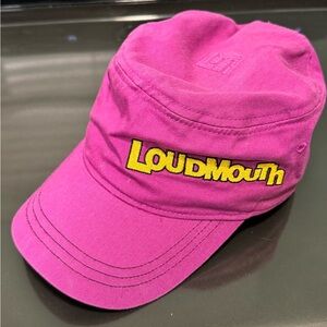 Loudmouth pink/yellow color one size golf hat cap